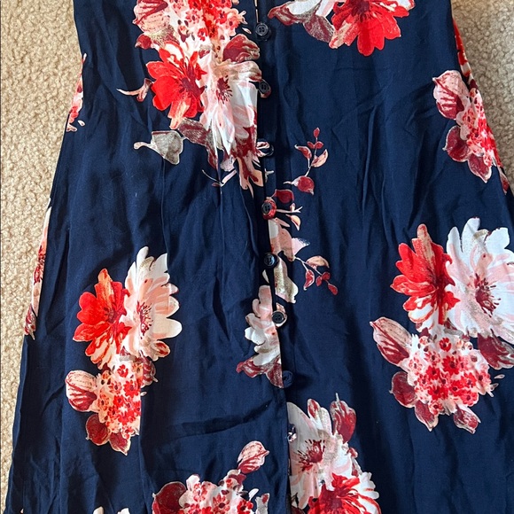 Floral Maxi Dress with Slit - Picture 5 of 11